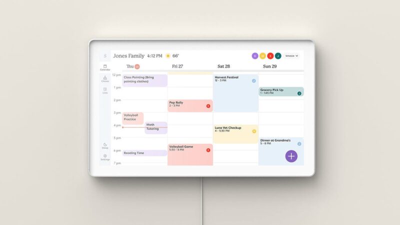 Leia mais sobre o artigo Estou obcecado por este enorme calendário inteligente com touchscreen.